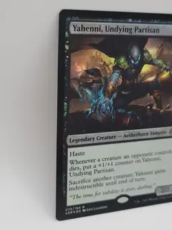 Yahenni Undying Partisan NM FOILMTG Aether Revolt Rare Legendary Vampire EDH - Image 5