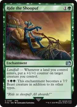 NM Ride the Shoopuf, MTG, Final Fantasy, Magic the Gathering, 197 - Image 1