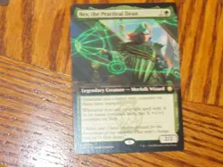 MTG Ext Art Nev, the Practical Dean x1 Rare SOS Commander NM Low S&H - Image 1