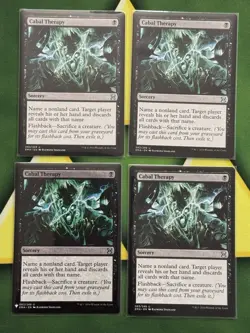 Cabal Therapy Eternal Masters x 3, The List Reprints x 1 Play Set NM Unplayed - Image 1