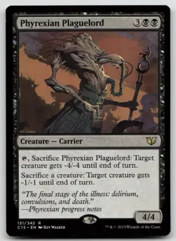 Phyrexian Plaguelord #131 (LP) Commander 2015 C15 Magic MTG - Image 1