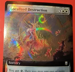 MTG, MAGIC: LOCALIZED DESTRUCTION/ RIPPLE FOIL* - M3C #0041 - NM / RARE - Image 2