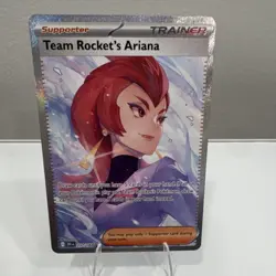Pokemon TCG Team Rocket's Ariana 237/182 Sv10 Holo Special Illustration Rare En… - Image 1