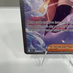 Pokemon TCG Team Rocket's Ariana 237/182 Sv10 Holo Special Illustration Rare En… - Image 5