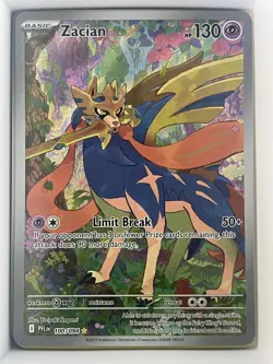 Zacian 100/094 Illustration Rare Phantasmal Flames Pokemon NM - Image 1