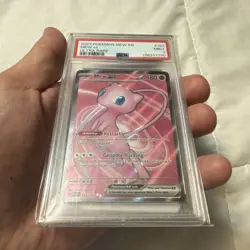 Mew ex 193/165 Pokemon Sv: Scarlet & Violet 151 Full Art Holo MINT PSA 9 - Image 4