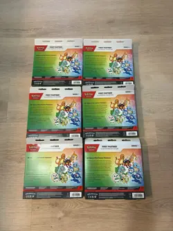 Pokemon TCG First Partner Illustration Collection Box Series 1 - LOT OF 6 - Image 2