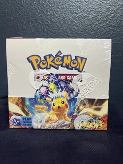 Pokemon Scarlet & Violet Surging Sparks Booster Box Sealed English Pikachu - Image 1