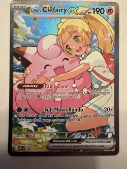 Lillie's Clefairy EX SIR 280/217 | Ascended Heroes | NM Pokemon 280 - Image 1