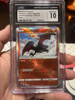 Radiant Charizard VSTAR Universe Japanese CGC 10 GEM MINT Pokemon Card - Image 3