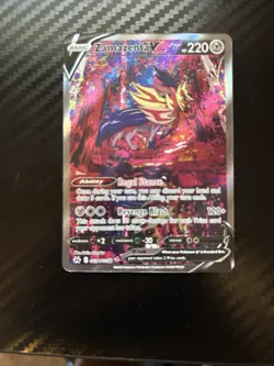 Pokemon Zamazenta V GG54/GG70 Crown Zenith Galarian Gallery Holo 220 HP - Image 2