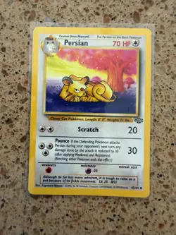 NM 1999 Pokemon Persian Jungle 42/64 - Image 1