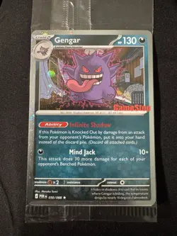 Pokemon TCG Gengar 050/088 Promo GameStop Stamped - Factory Sealed - Image 1