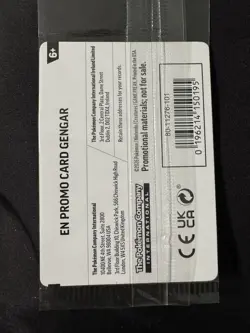 Pokemon TCG Gengar 050/088 Promo GameStop Stamped - Factory Sealed - Image 2