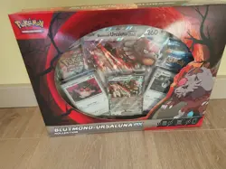 Pokemon Blutmond Ursaluna ex Box Kollektion TCG Sammelkarten Neu OVP DE deutsch - Image 1