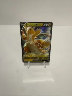 Pokemon TCG Dragonite V Pokemon Go SWSH235 Black Star Promo - Image 1