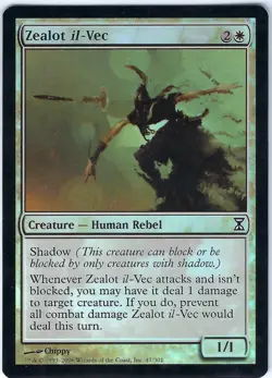 FOIL Zealot ilVec Time Spiral Common - MTG Magic the Gathering Card - Image 1