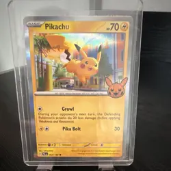 Pokemon Pikachu Cosmos Holo 018/091 Trick or Trade Booster 2024 HP70 English - Image 1