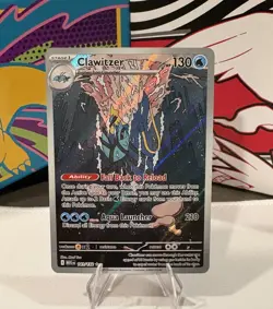 Pokemon TCG Clawitzer Illustration Rare Holo Mega Evolution 141/132 NM - Image 1