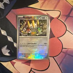 Pokemon Prismatic Evolutions Regigigas 086/131 Reverse Holo Masterball - Image 1