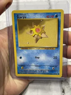 Pokemon TCG Base Set Staryu 65/102 Vintage Vtg Nintendo WOTC Pokemon Common NM - Image 1