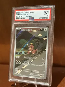 PSA 9 Kangaskhan 204/182 Destined Rivals Pokemon TCG Illustration Rare - Image 1