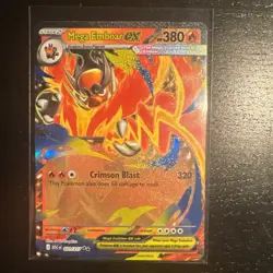 Mega Emboar ex 031/217 Double Rare ME: Ascended Heroes Pokemon Holo NM - Image 1