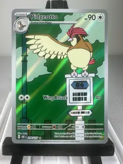 Pokemon TCG Pidgeotto 208/197 SV03: Obsidian Flames Full Art NM - Image 1