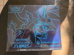 Phantasmal Flames Pokemon Center Exclusive ETB Elite Trainer Box Factory Sealed - Image 1
