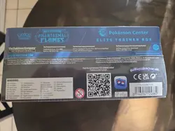Phantasmal Flames Pokemon Center Exclusive ETB Elite Trainer Box Factory Sealed - Image 5