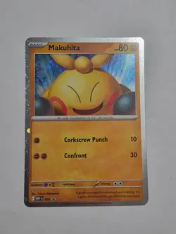 Makuhita 068 Cosmos Holo Promo ME: Mega Evolution Promo Pokemon Holo Near Mint - Image 1