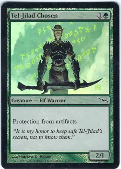 FOIL TelJilad Chosen Mirrodin Common - MTG Magic the Gathering Card - Image 1
