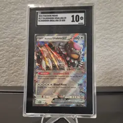 Pokemon Bloodmoon Ursaluna EX SVP 177 EX Box Promo Holo SGC 10 - Image 1