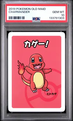 2019 POKEMON OLD MAID CHARMANDER PSA 10 - Image 1