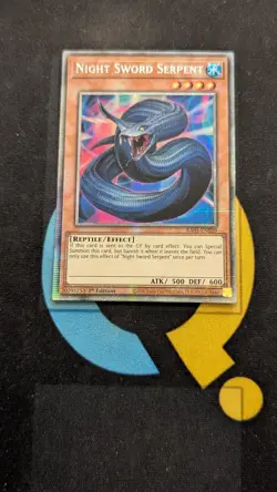 RA05-EN020 Night Sword Serpent Starlight Rare 1st Ed YuGiOh - Image 1