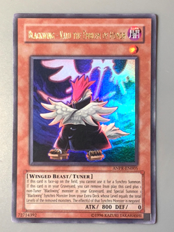 yugioh Blackwing - Vayu Emblem of Honor ANPR-EN005 Unlimited Ed Ultra Near Mint - Image 1