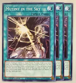 Yugioh! 3x Mutiny in the Sky DUAD-EN083 Common 1st Ed NM - Image 1