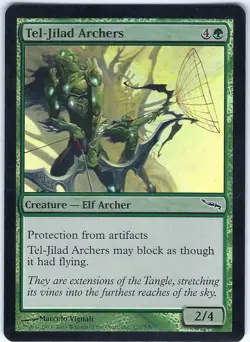 FOIL TelJilad Archers Mirrodin Common - MTG Magic the Gathering Card - Image 1