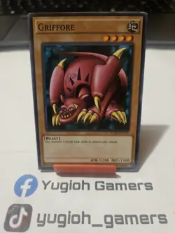 Yu-Gi-Oh Griffore YGLD Unlimited Common Light Played - Image 1