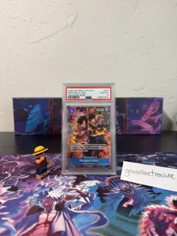2025 One Piece Portgas D. Ace OP08-052 Royal Blood Treasure Rare Alt Art PSA 10 - Image 1