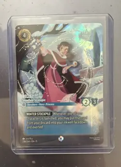 Disney Lorcana Belle - Snowfield Strategist Foil The First Chapter Card 236/204 - Image 1