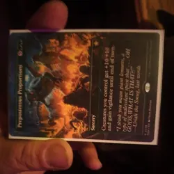 PREPOSTEROUS PROPORTIONS Foundations Borderless Foil MTG [Nostalgium] - Image 2