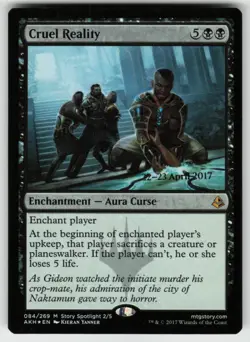 MTG Cruel Reality Foil M Prerelease Cards 84 LP - Image 1