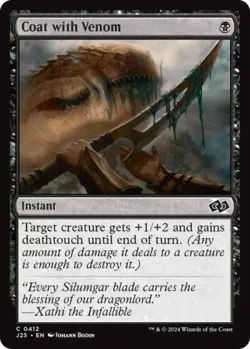 Coat with Venom - Near Mint MTG Foundations Jumpstart - Image 1