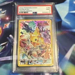 PSA 9 MINT Pikachu #160 [Illustration Rare] Pokemon TCG Crown Zenith - Image 1