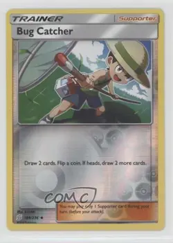Bug Catcher Reverse Foil Pokemon Sun & Moon Unified Minds #189 - Image 1
