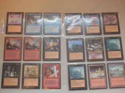 Lot of 153 Magic the Gathering MTG Ice Age Cards 1995 LKNEW Sleeved Not played - Image 4