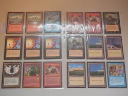 Lot of 153 Magic the Gathering MTG Ice Age Cards 1995 LKNEW Sleeved Not played - Image 5