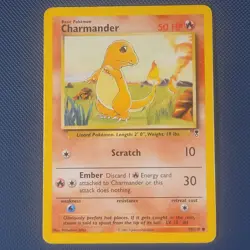 Charmander 70/110 - Legendary Collection - Common Pokemon Card - MP - Image 1