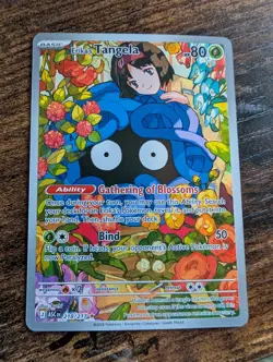Pokemon TCG Erika's Tangela ASCEN 218/217 Basic Grass Holo Ability 80 HP - Image 1
